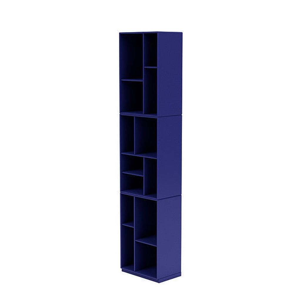Montana Loom Smal bokhylla med 3 cm uttag, monarkblå