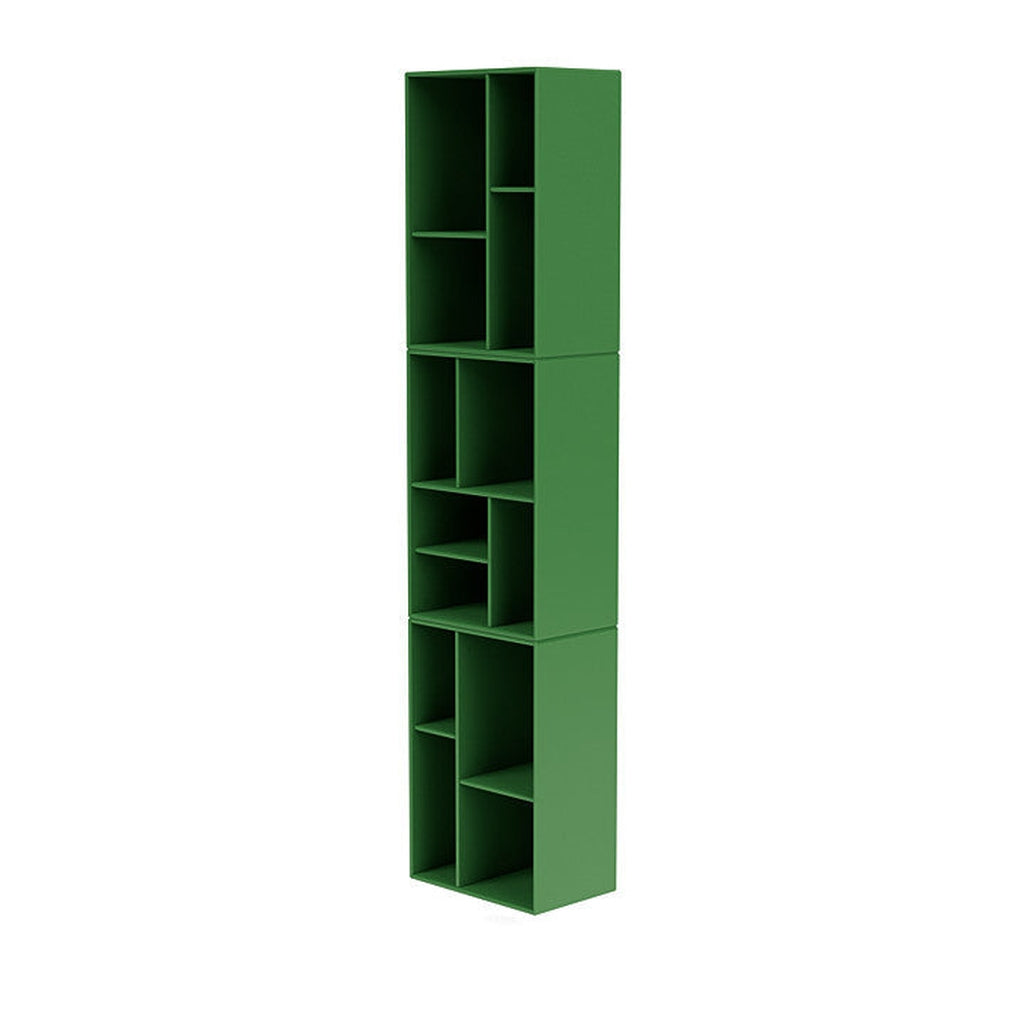 Montana Loom smal bokhylla med upphängningsbeslag, persilja green