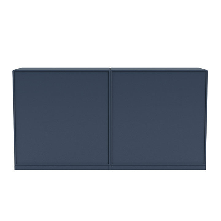 Montana Pair Classic Sideboard med 3 cm piedestal, Juniper Blue