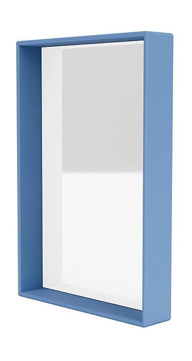 Montana Shelfie Mirror med hyllan, Azure Blue