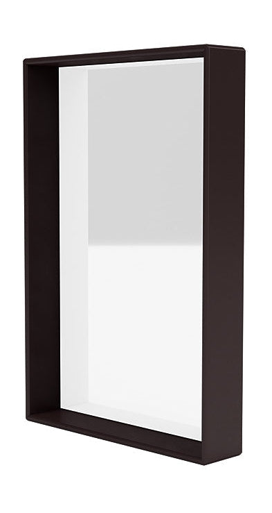 Montana Shelfie Mirror med hyllan, balsamisk brun