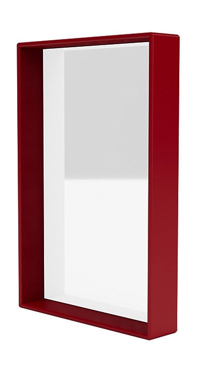 Montana Shelfie Mirror med hyllan, rödbetor röd