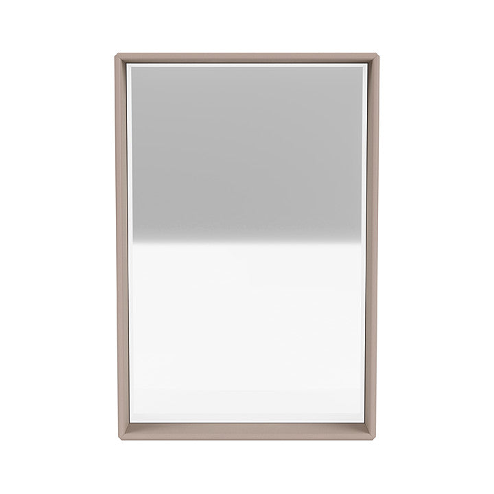 Montana Shelfie Mirror med hyllan, svampbrun