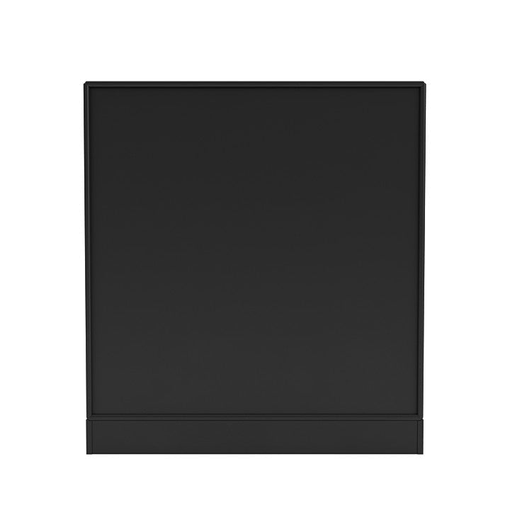 Montana Show bokhylla med 7 cm piedestal, svart
