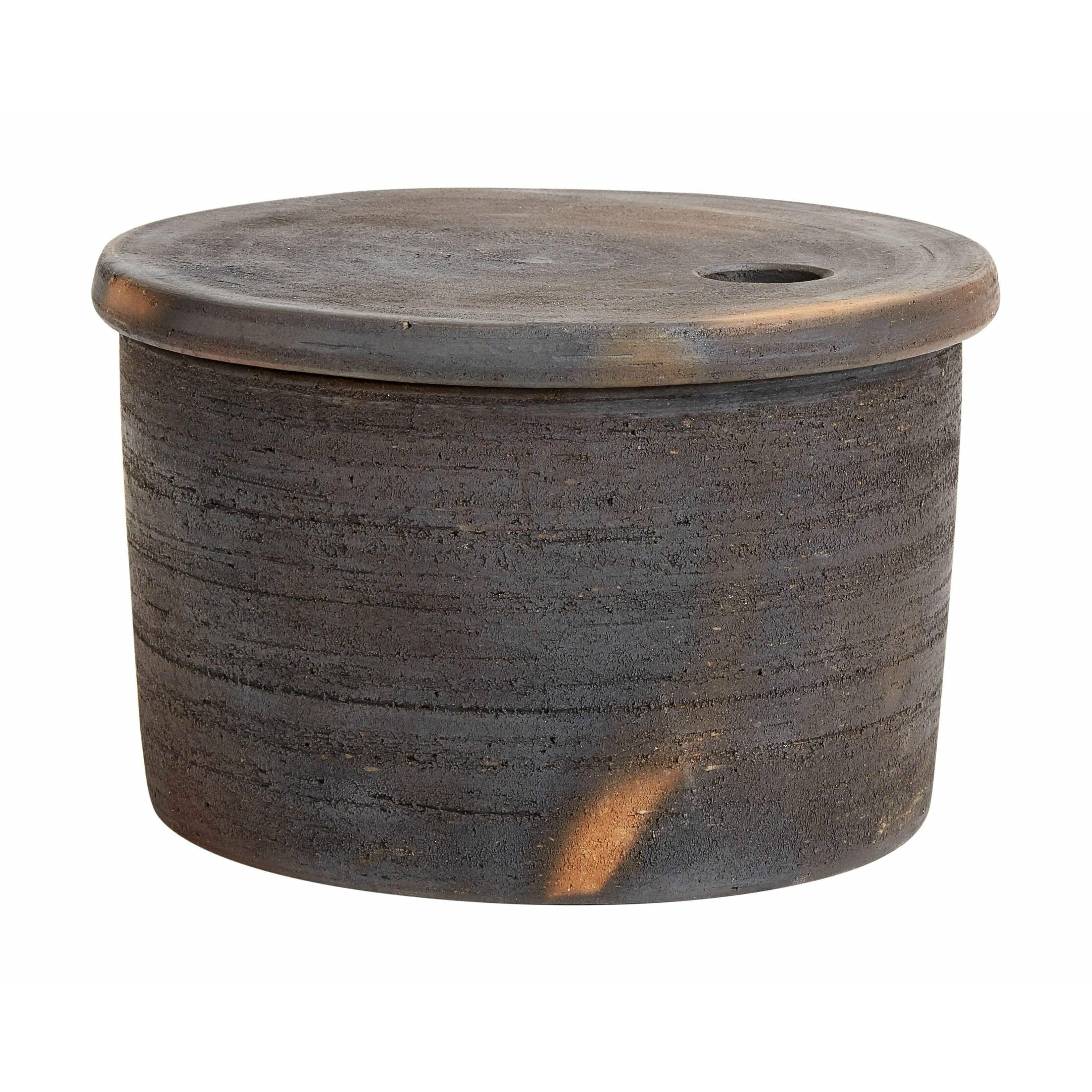 MUUBS Hazel Lid Jar Terracotta, 17 cm