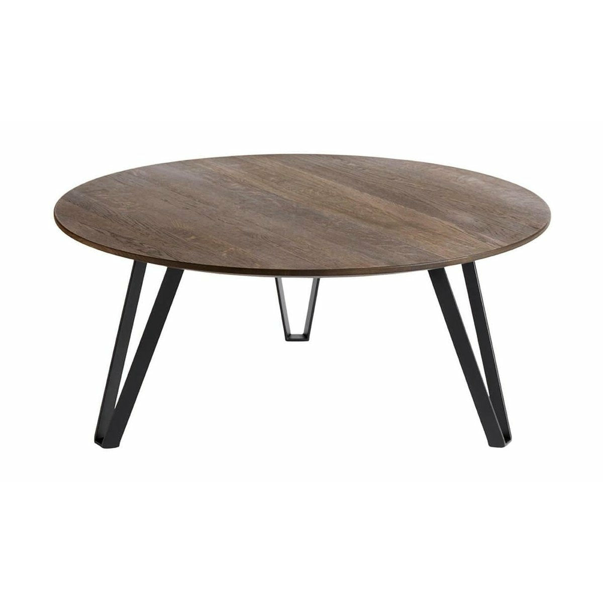 Muubs Space Sofabord Smoked Oak, Ø90cm