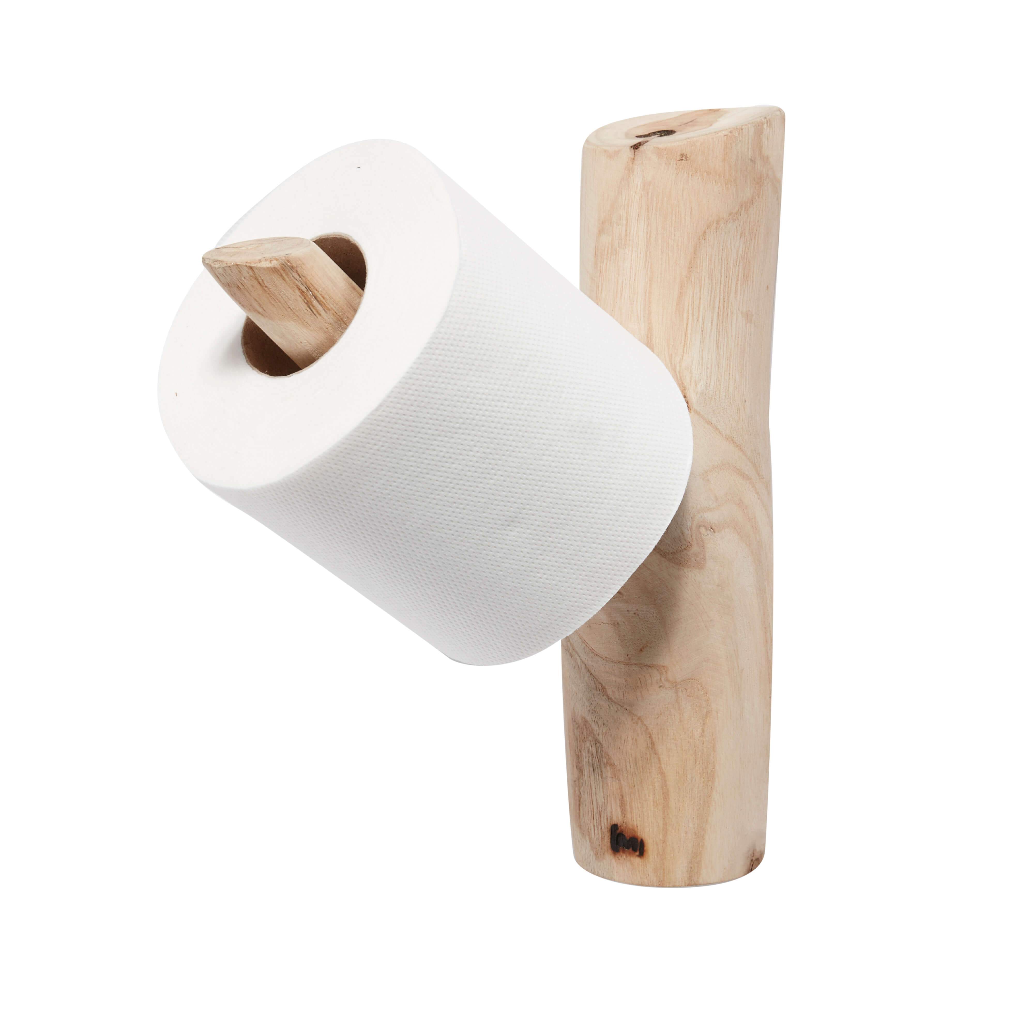 Muubs Twig toalettrullhållare teak, 20 cm