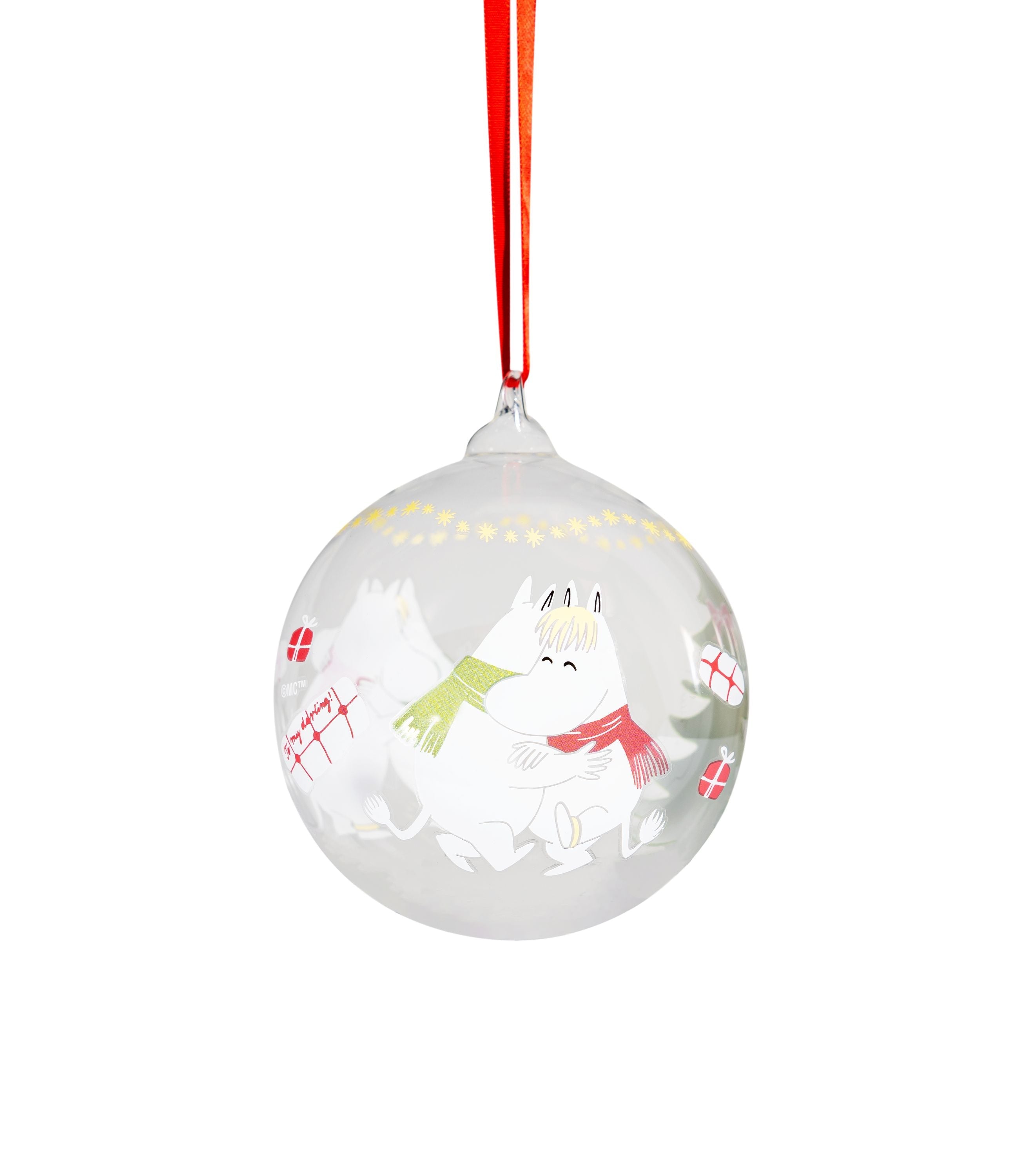 Muurla Moomin Christmas Bauble Happy Holidays