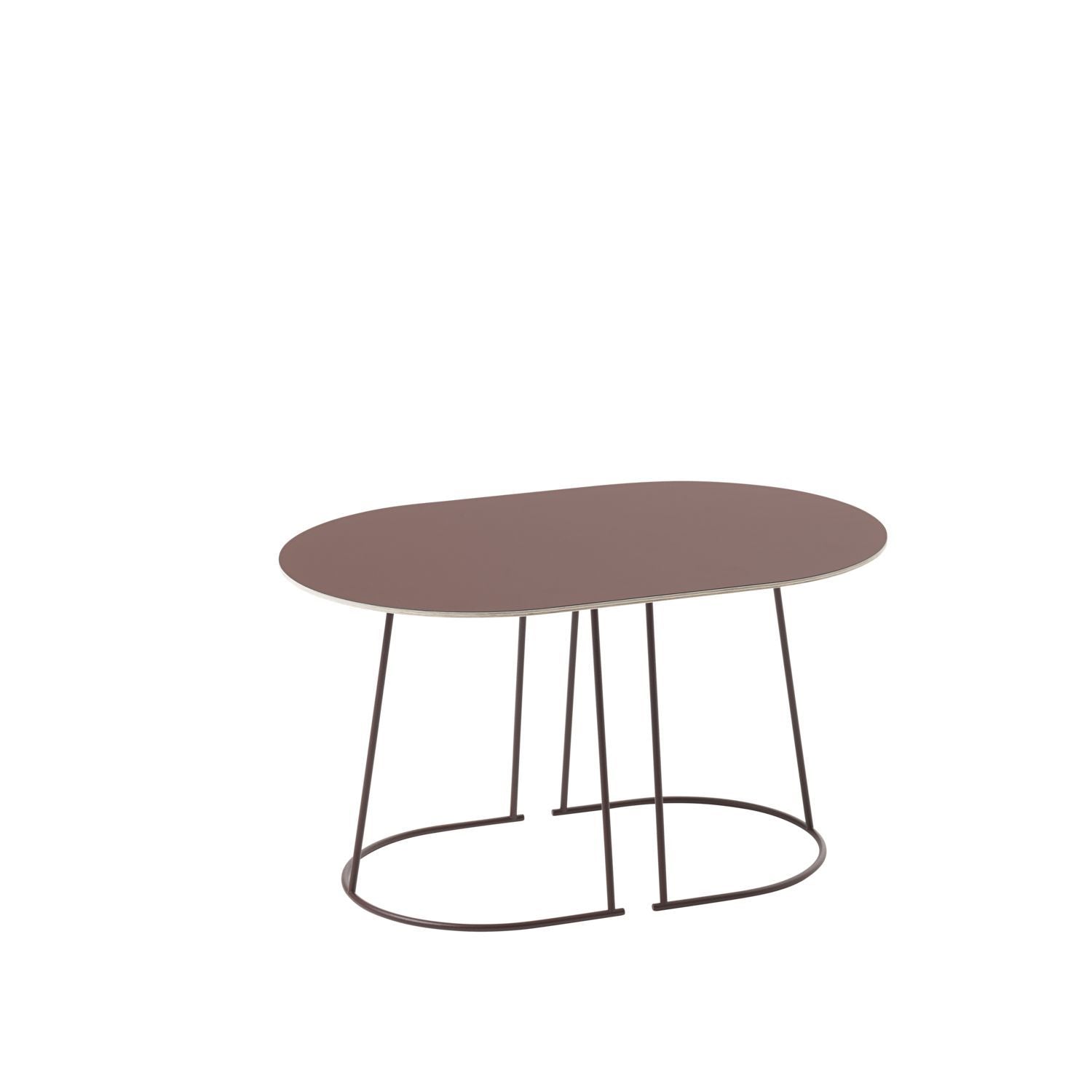 Muuto Airy CafetBord 68x44 cm, plommon