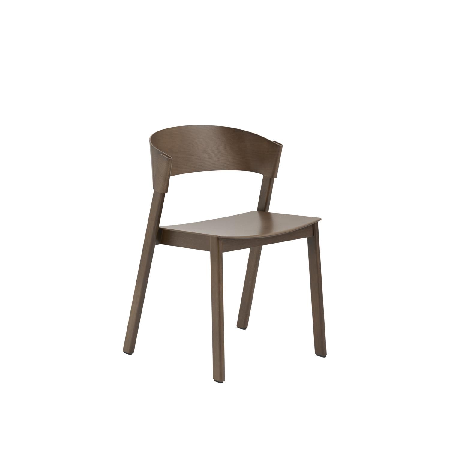 Muuto Cover Side Chair, Plettet Mørkebrun