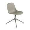 Muuto Fiber Side Chair (återvunnen) svängbar, grå/grå