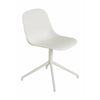 Muuto Fiber Side Chair (Recycled) Drejelig, Natur Hvid/Hvid