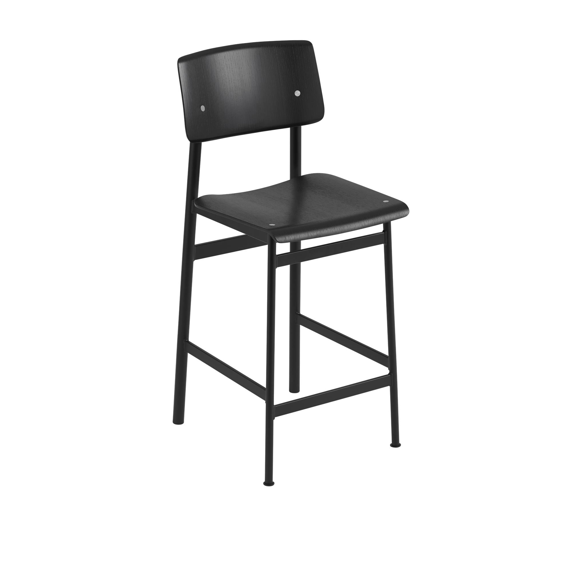 Muuto Loft barstol ek 65 cm, svart