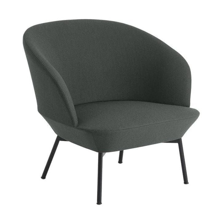 Muuto Oslo Lounge Chair, Twill Weave 990/Black
