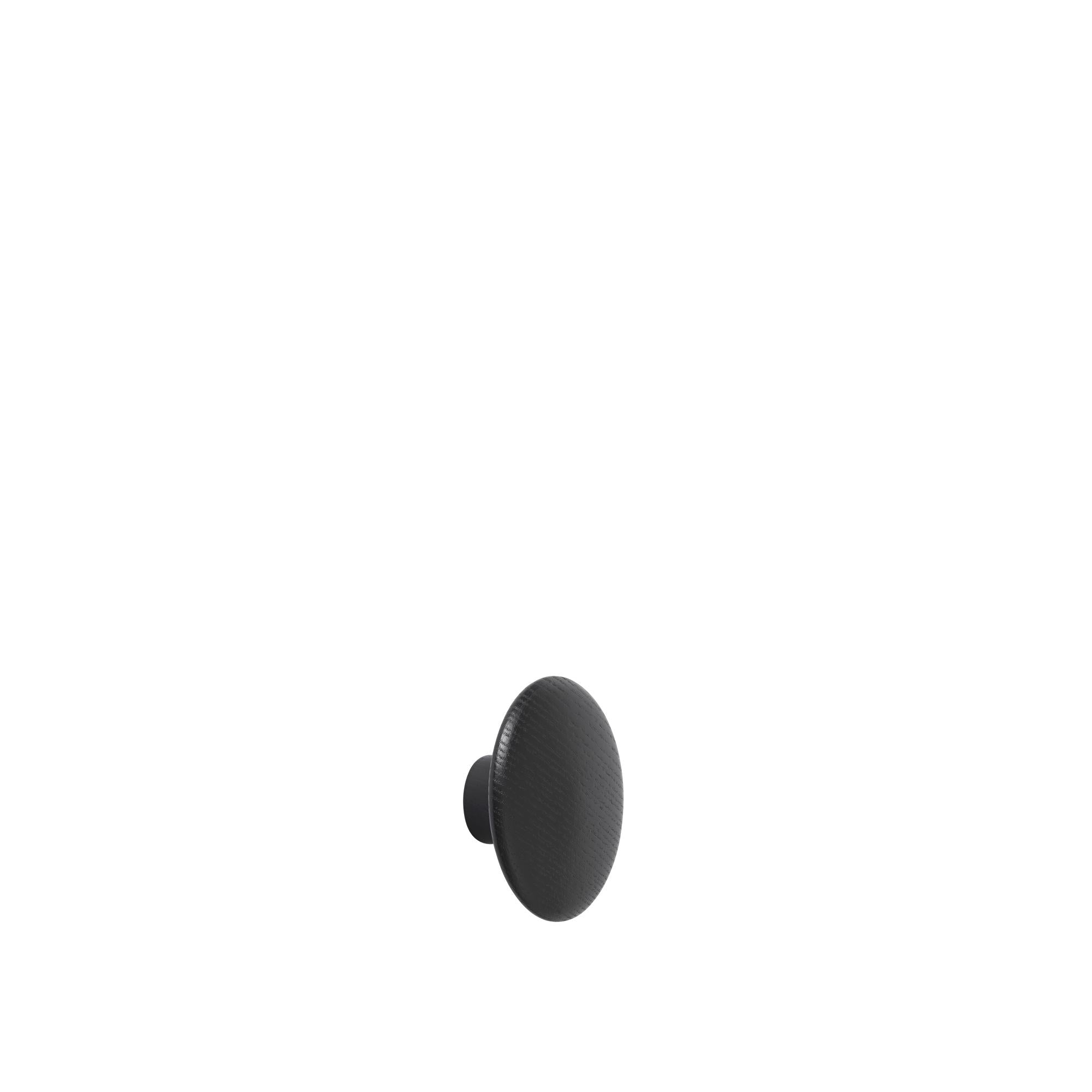 Muuto Pricken krokar trä Ø 9 cm, svart