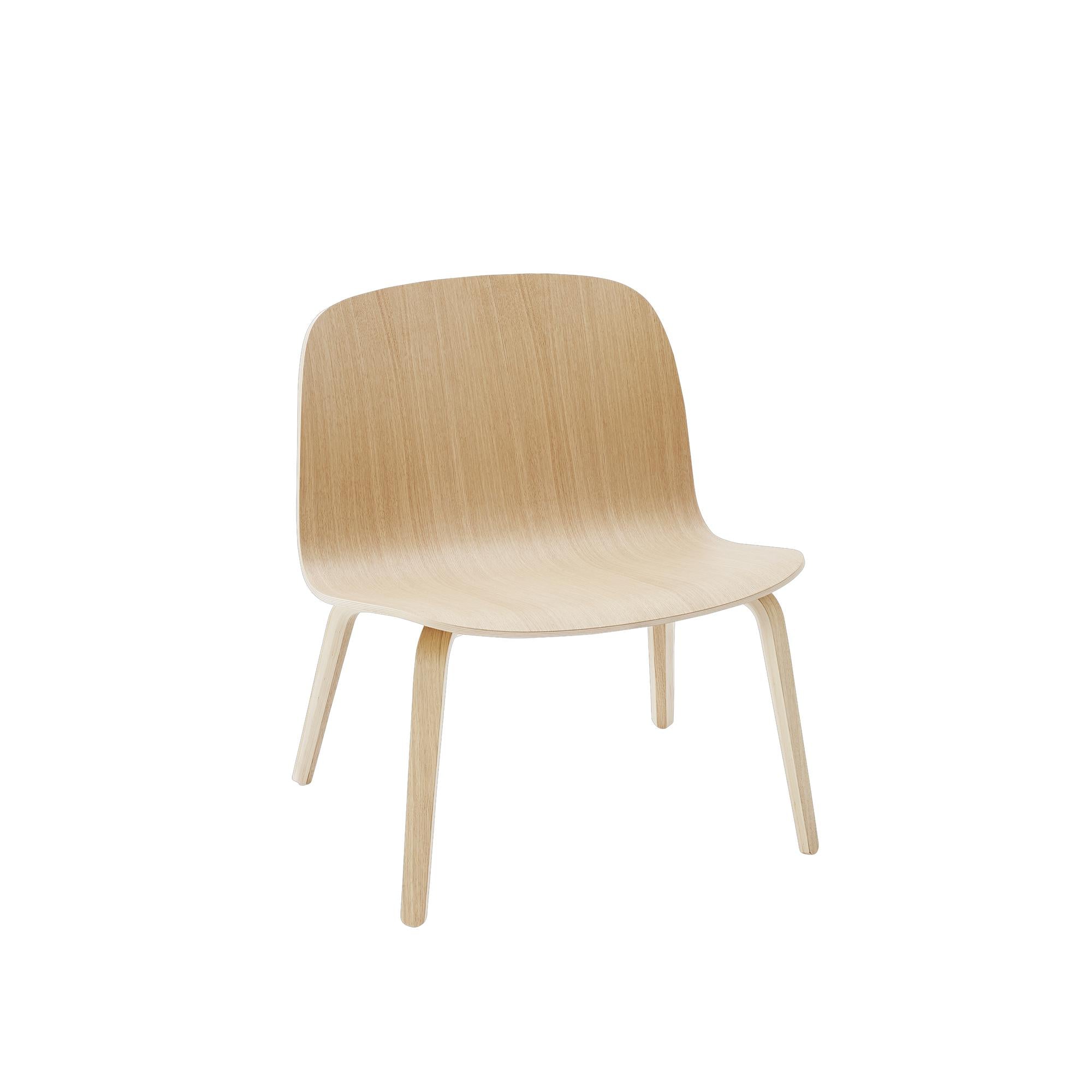 Muuto Visu Lounge Chair Træben Træ Sæde, Eg