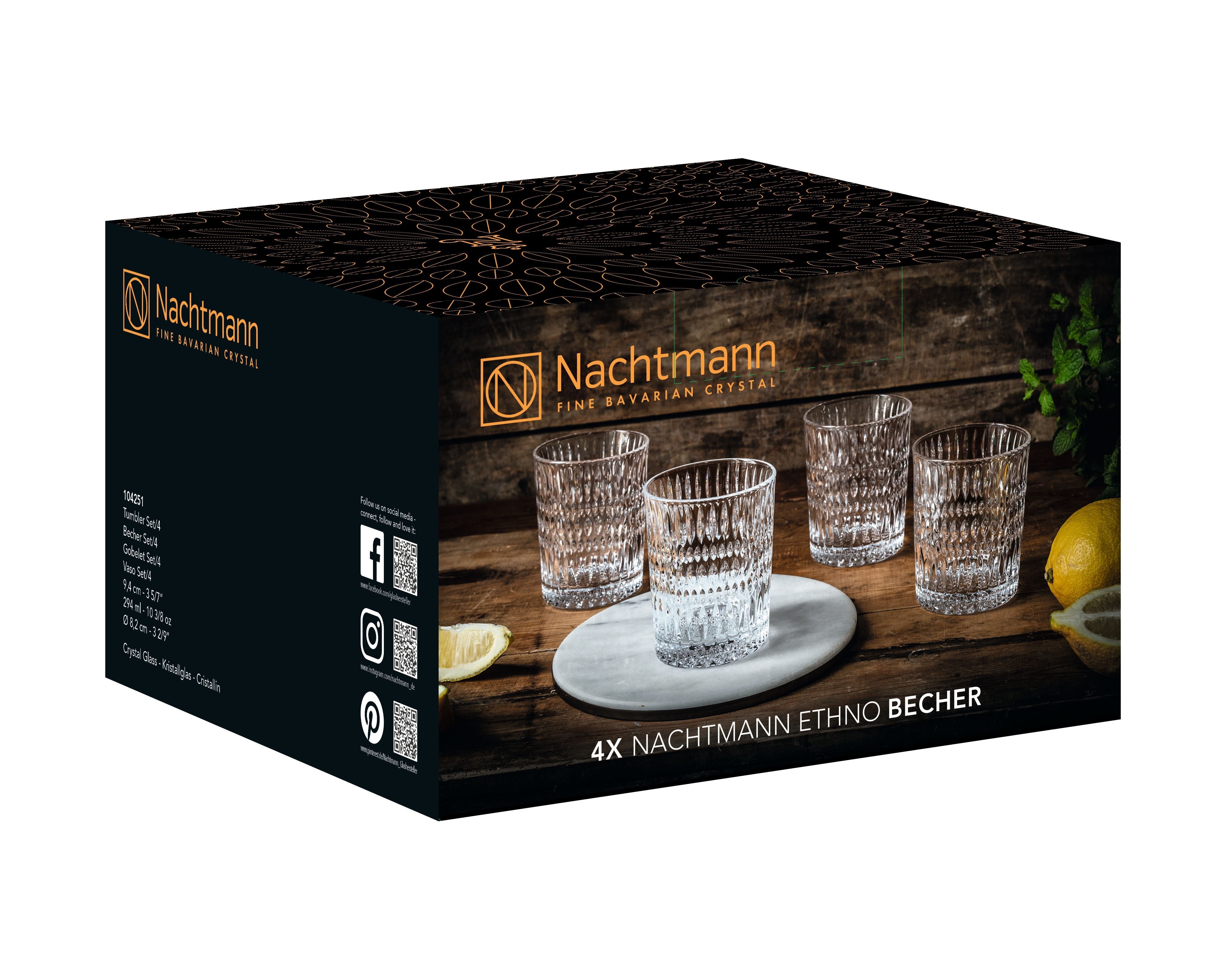Nachtmann Ethno Glass 294 ml, 4 st.