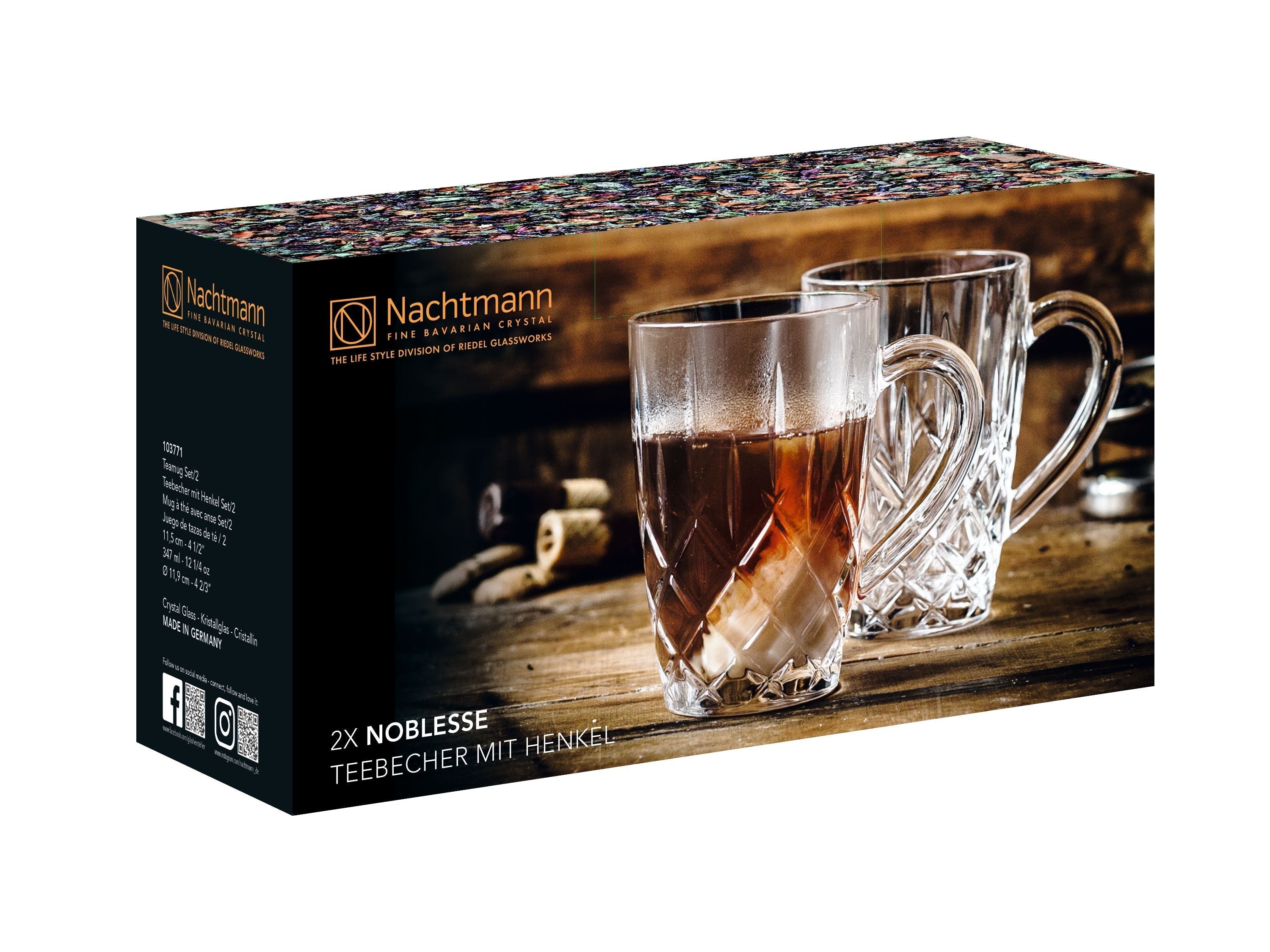 Nachtmann Noblesse Mugs för varma drycker, 2 st.
