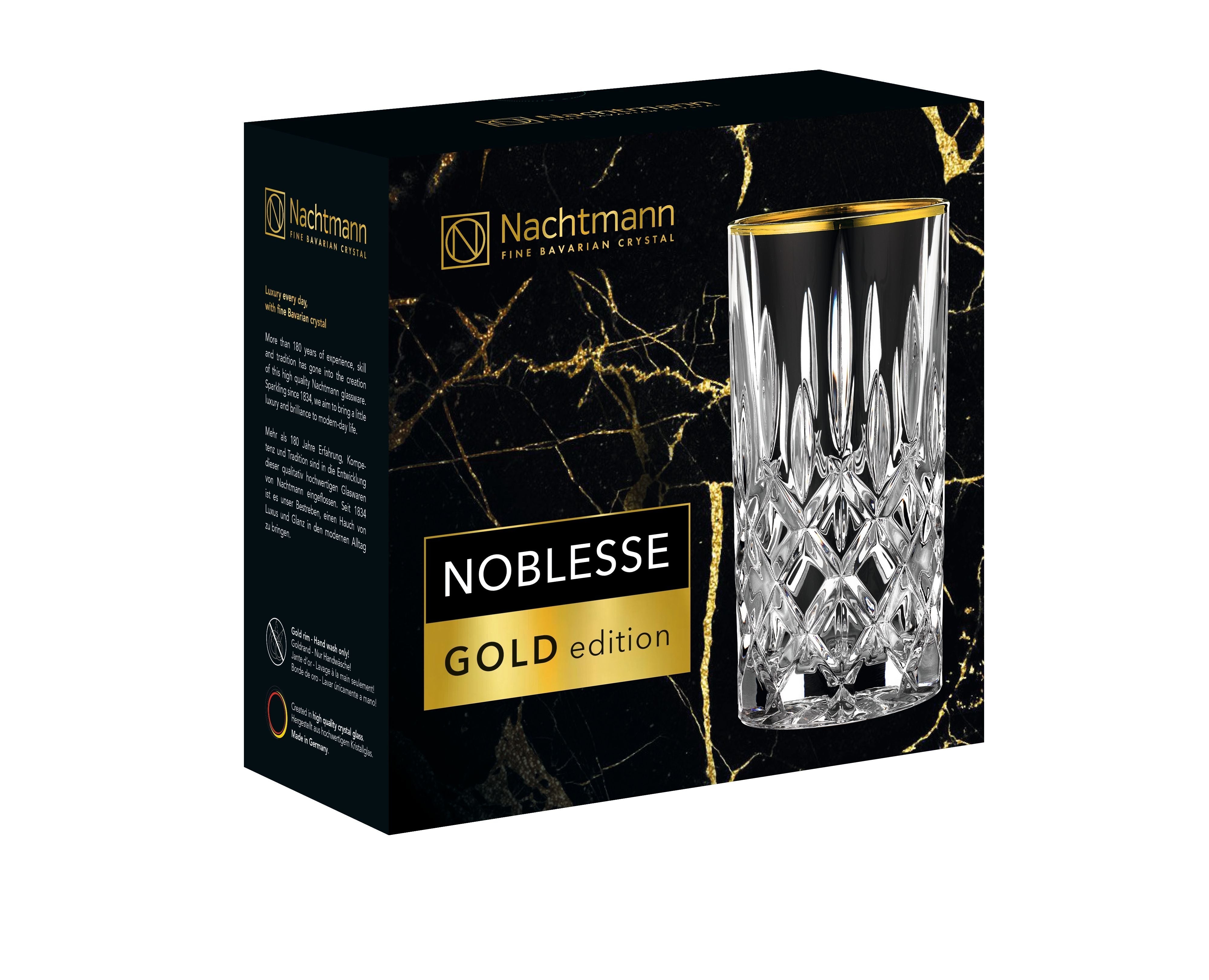 Nachtmann Noblesse Gold Longdrinkglas 375 ml, 2 Stk.