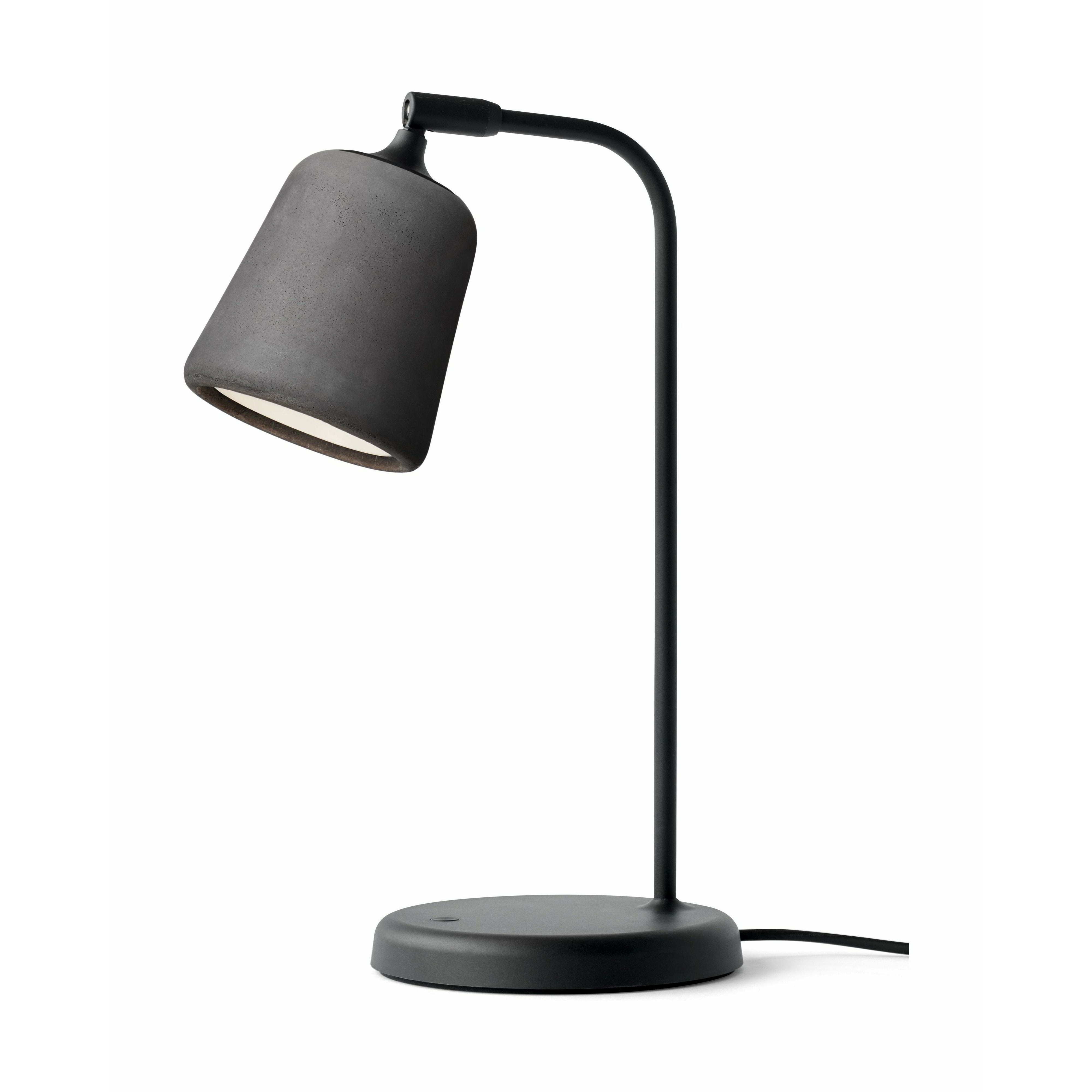 New Works Materialbordslampa, mörkgrå
