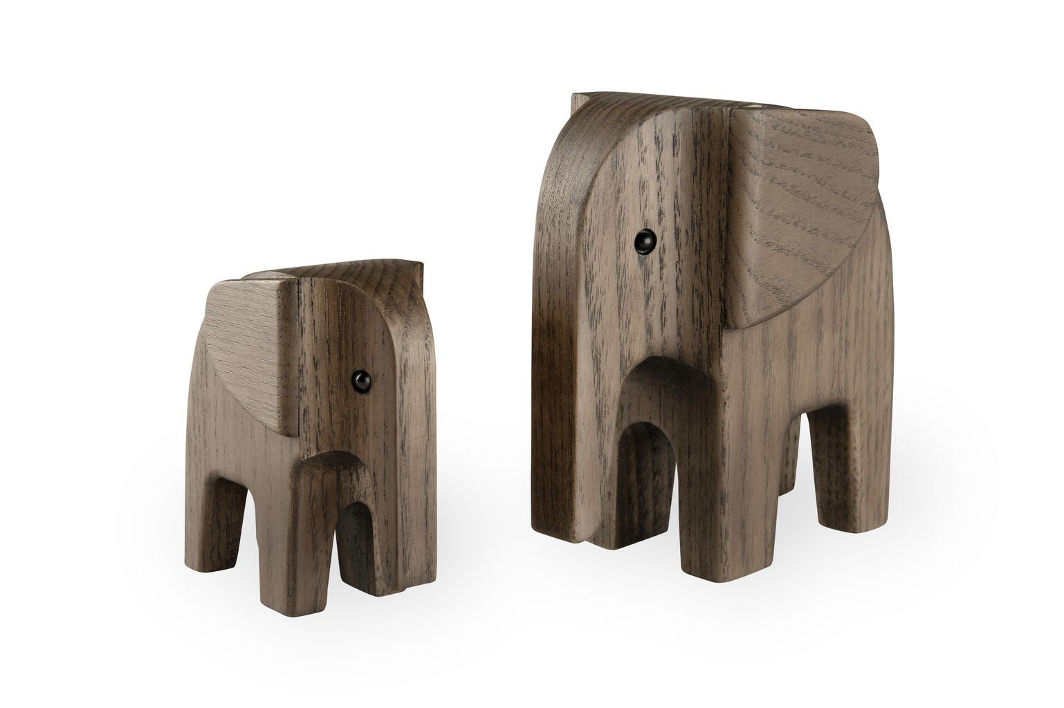 Novoform Design Baby Elefant, Røgbejdset Asketræ
