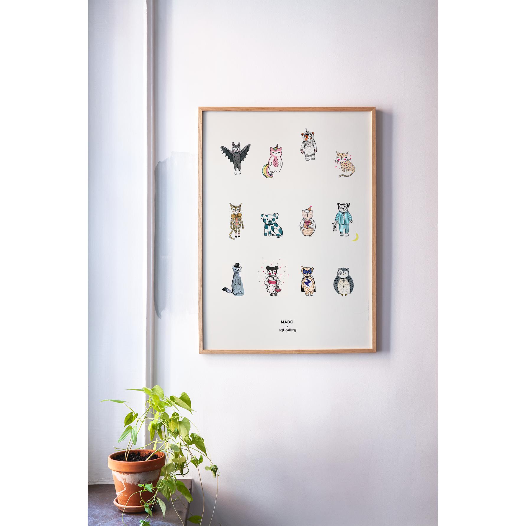 Paper Collective All Together Now Plakat, 50X70 Cm