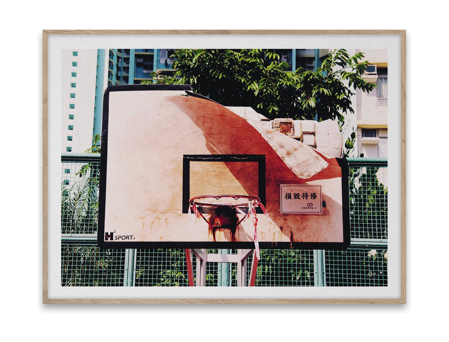 Paper Collective Städer i basket 06, Hong Kong -affisch, 30x40 cm