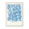 Paper Collective Komfortaffisch 30x40 cm, blå