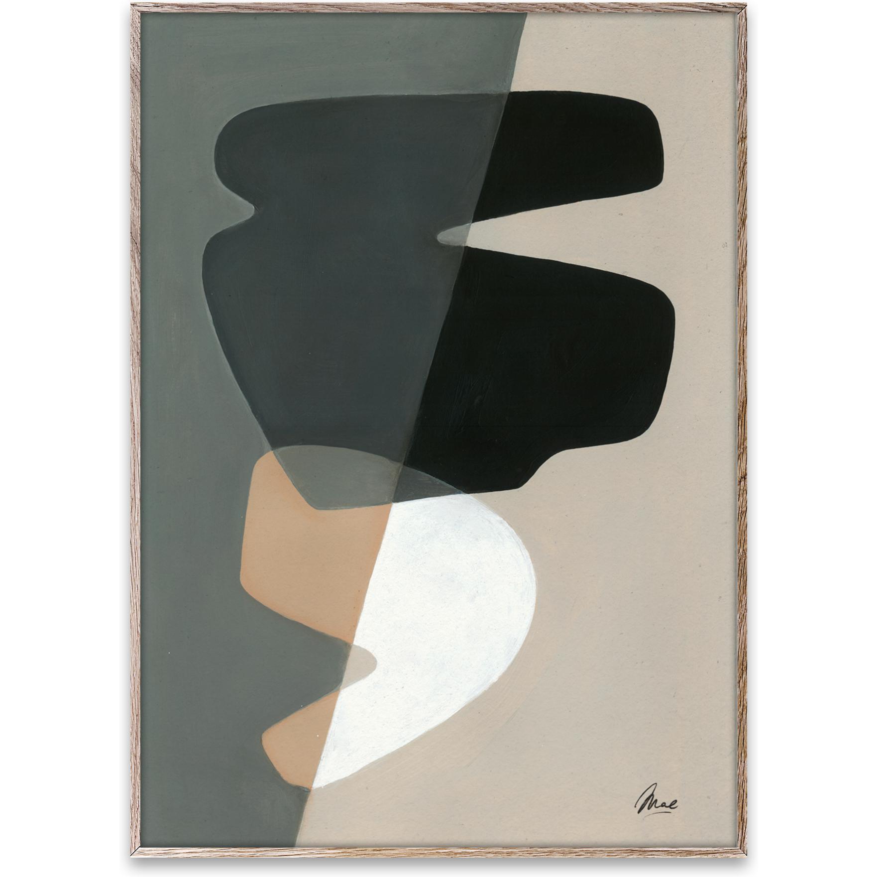 Paper Collective Komposition 02 affisch, 30x40 cm
