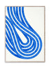 Paper Collective Entropy Blue 02 -affisch, 50x70 cm
