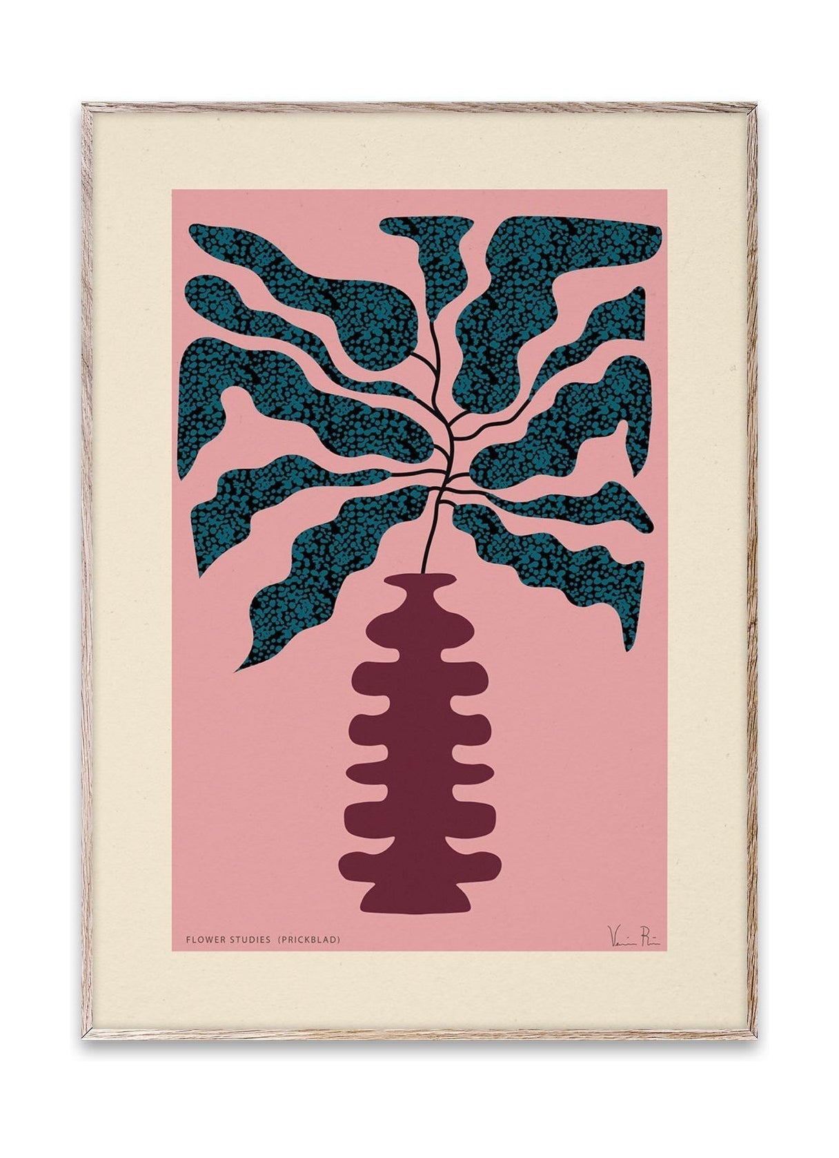 Paper Collective Flower Studies 01 (Prickblad) affisch, 30x40 cm