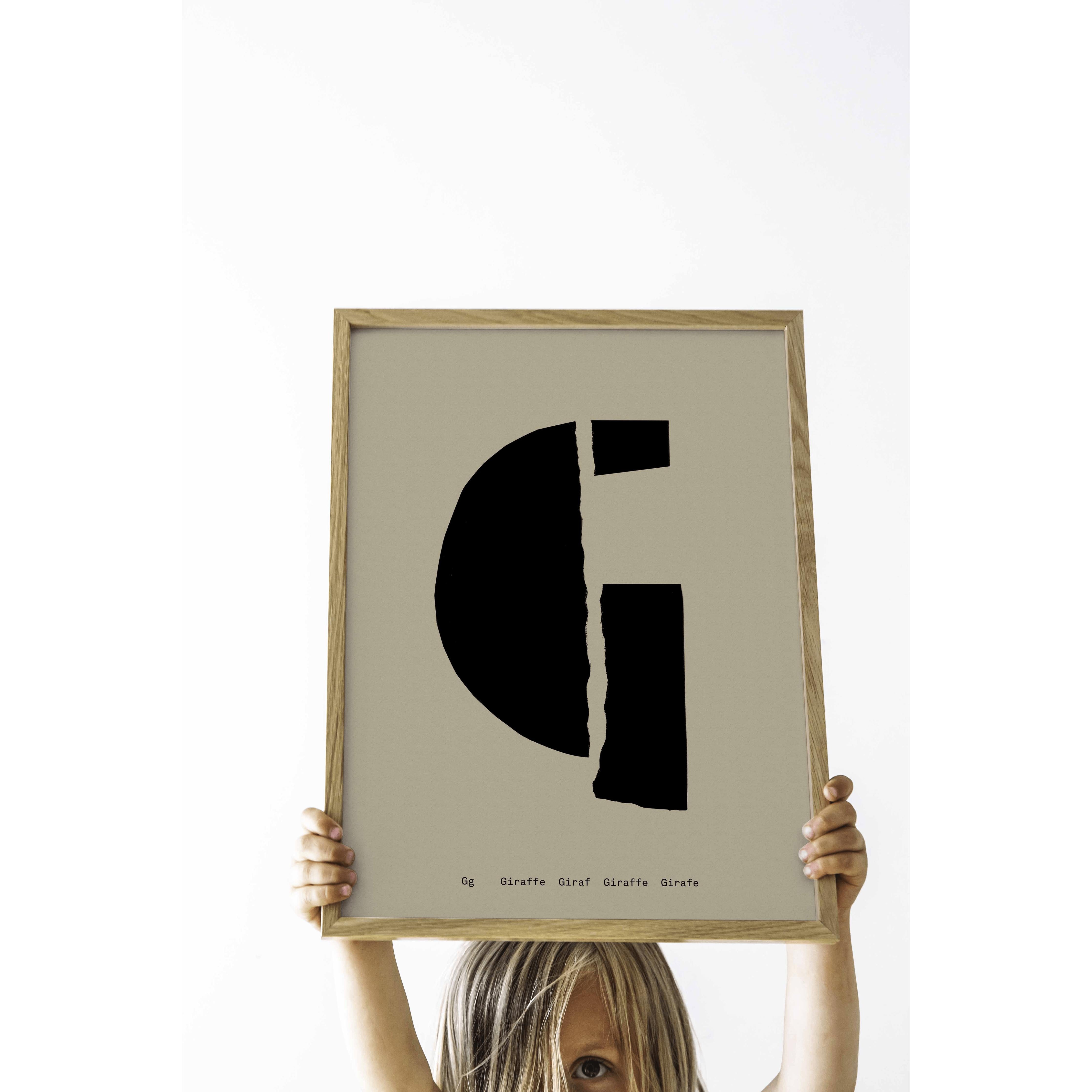 Paper Collective G -affisch, 30x40 cm