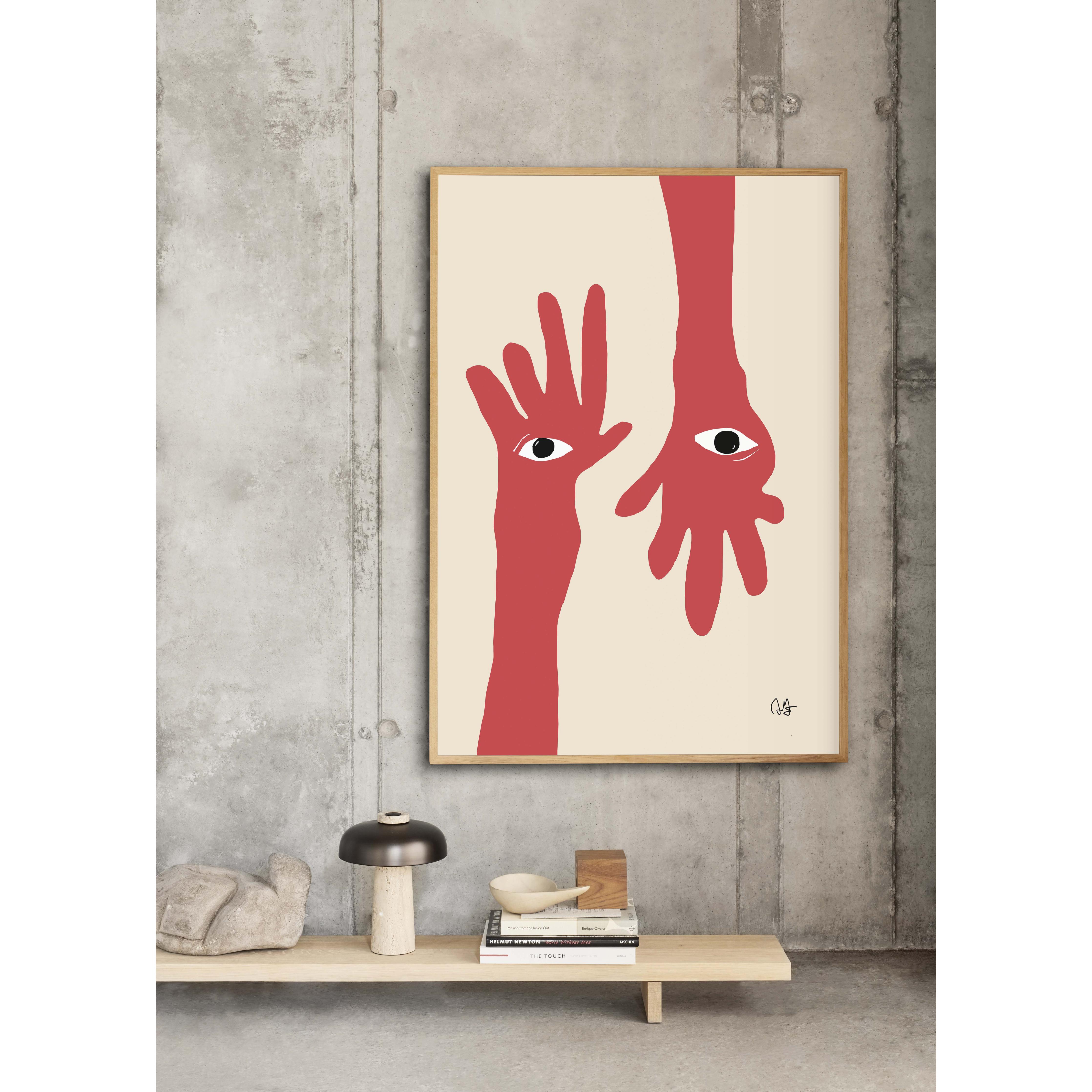 Paper Collective Hamsa Hands Plakat, 50X70 Cm