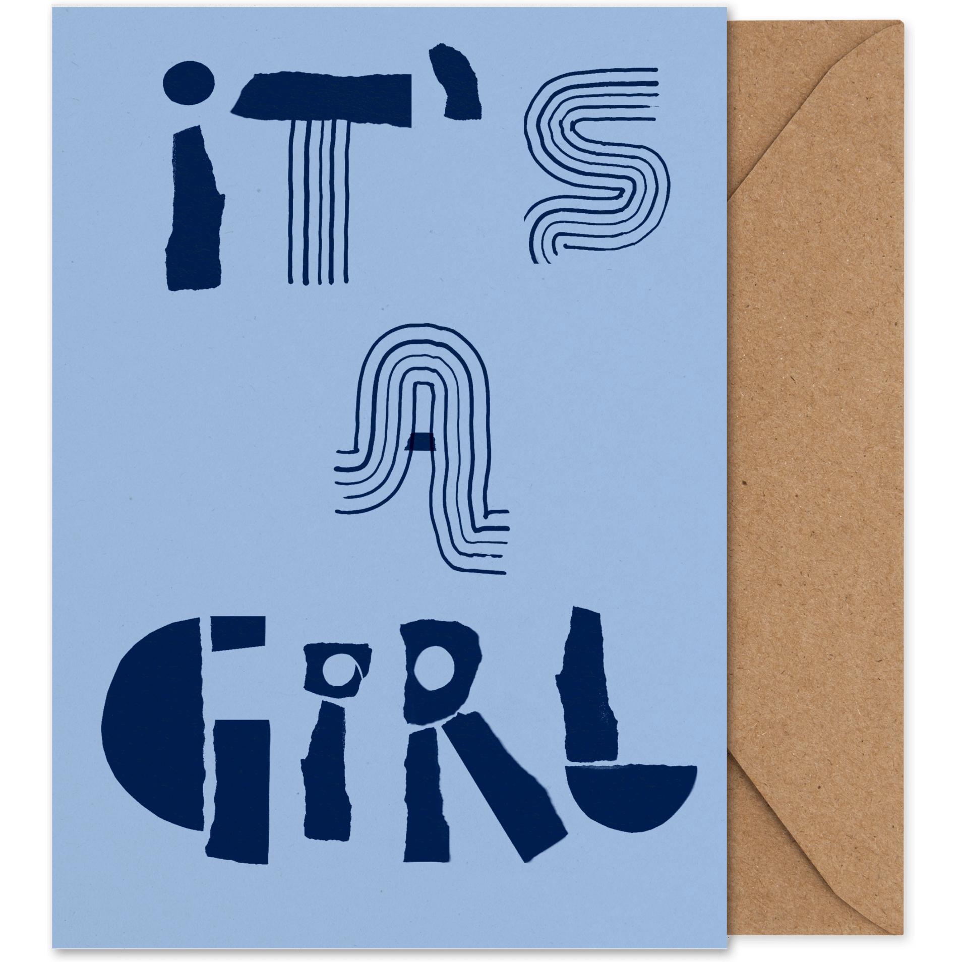 Paper Collective Det är ett tjejkonstkort