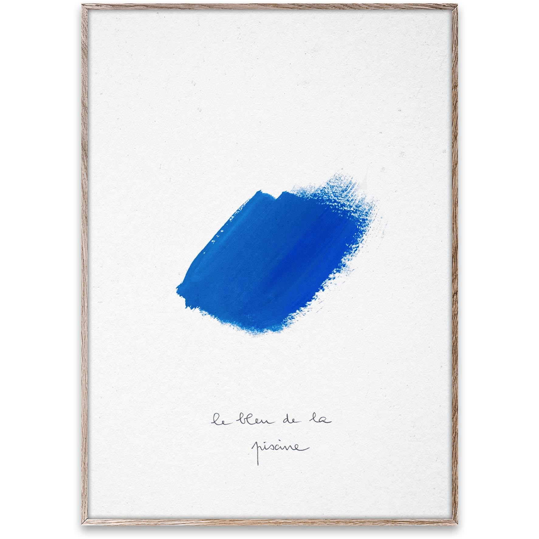 Paper Collective Le Bleu II -affisch, 30x40 cm