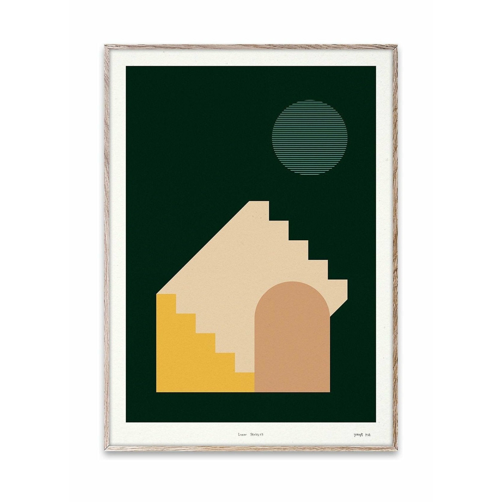 Paper Collective Lunar 02 -affisch, 30x40 cm