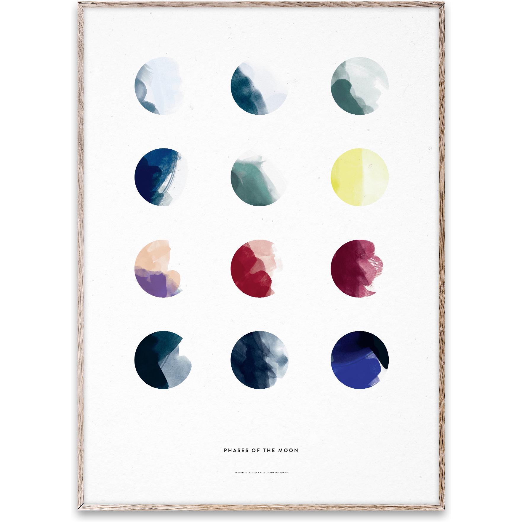 Paper Collective Moon Phases Plakat, 50X70 Cm