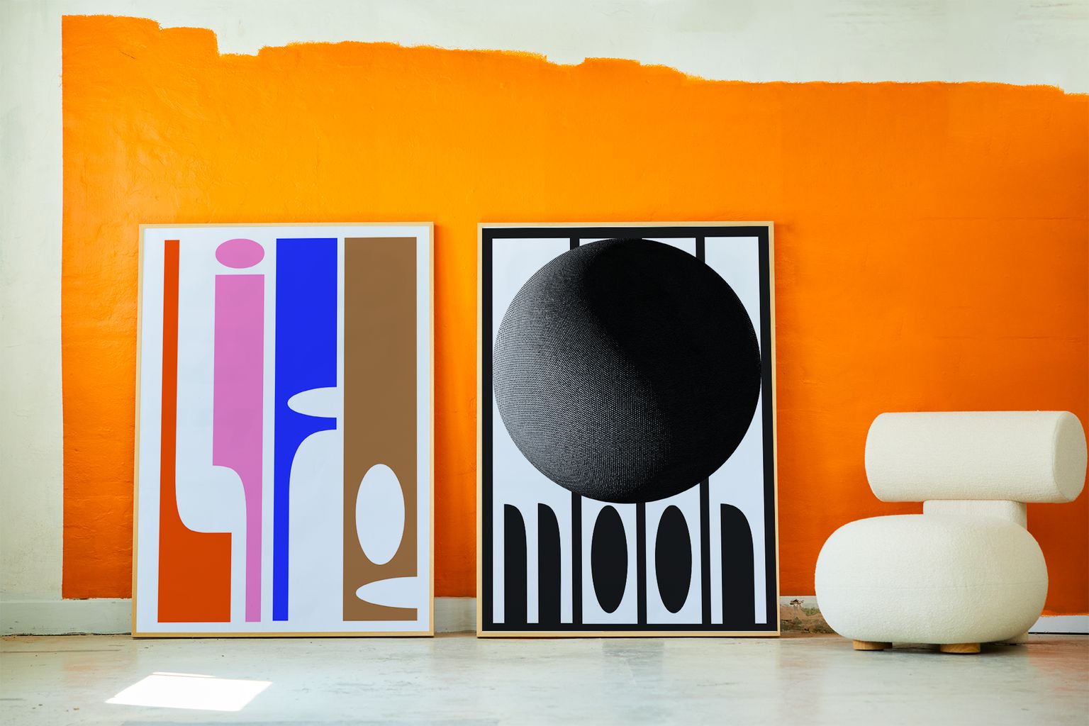 Paper Collective Moon Poster, 50x70 cm