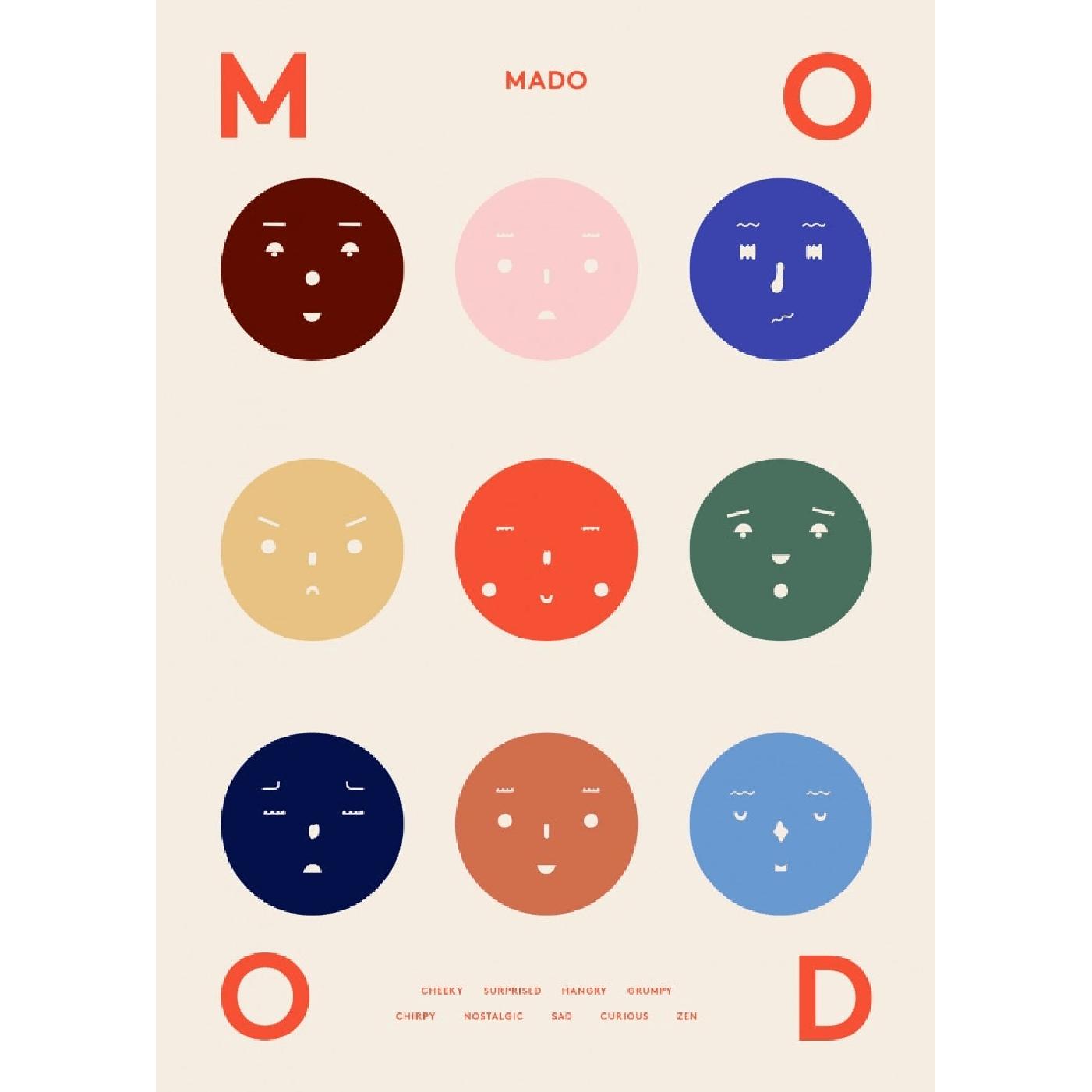 Paper Collective Nine Moods Plakat, 50X70 Cm
