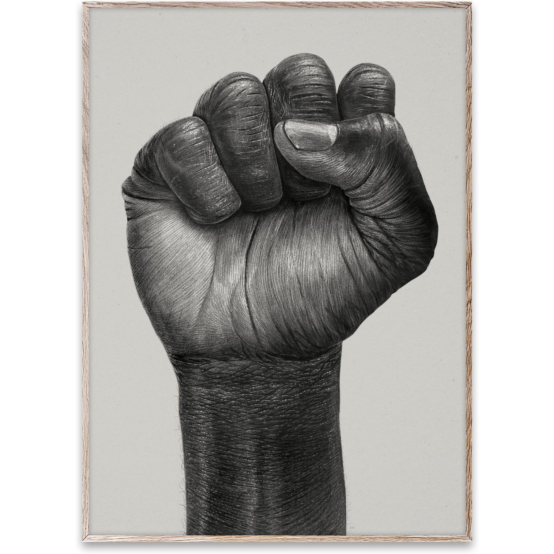 Paper Collective Raised Fist Plakat, 30X40 Cm
