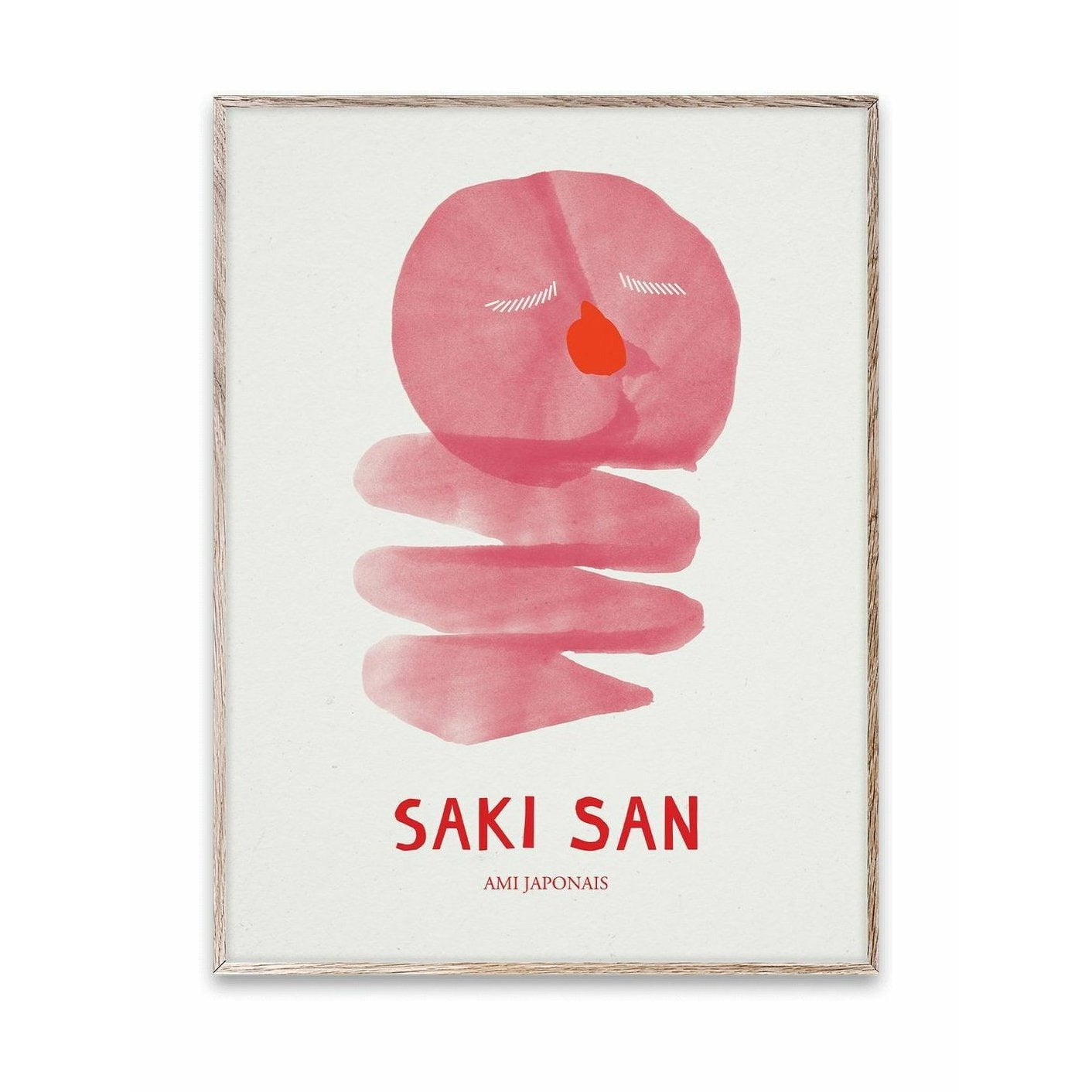 Paper Collective Saki San Poster, 30x40 cm
