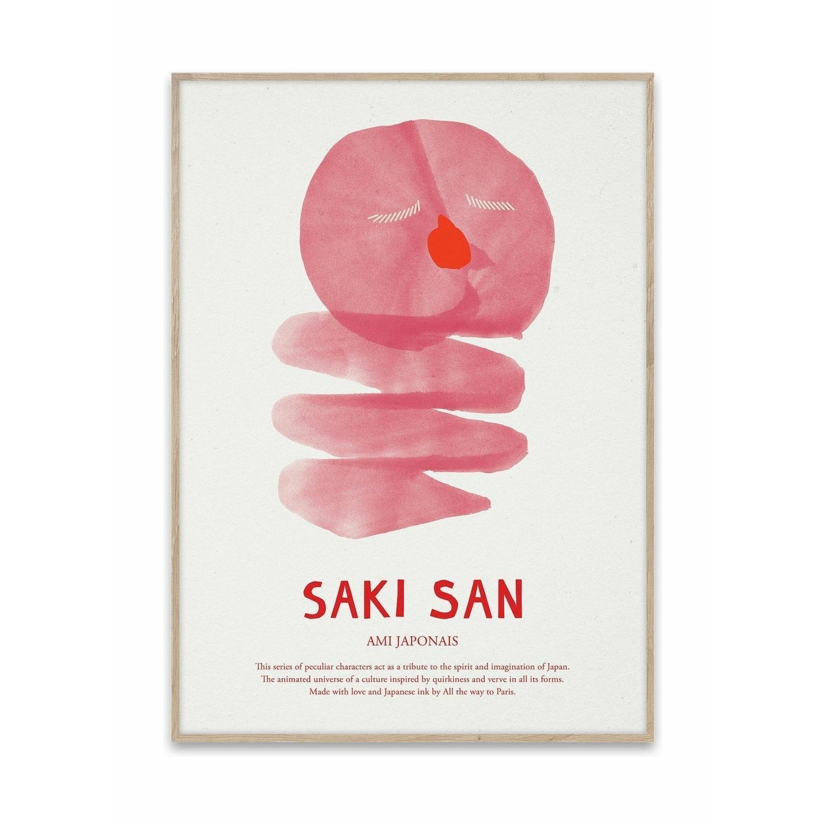 Paper Collective Saki San Poster, 50x70 cm