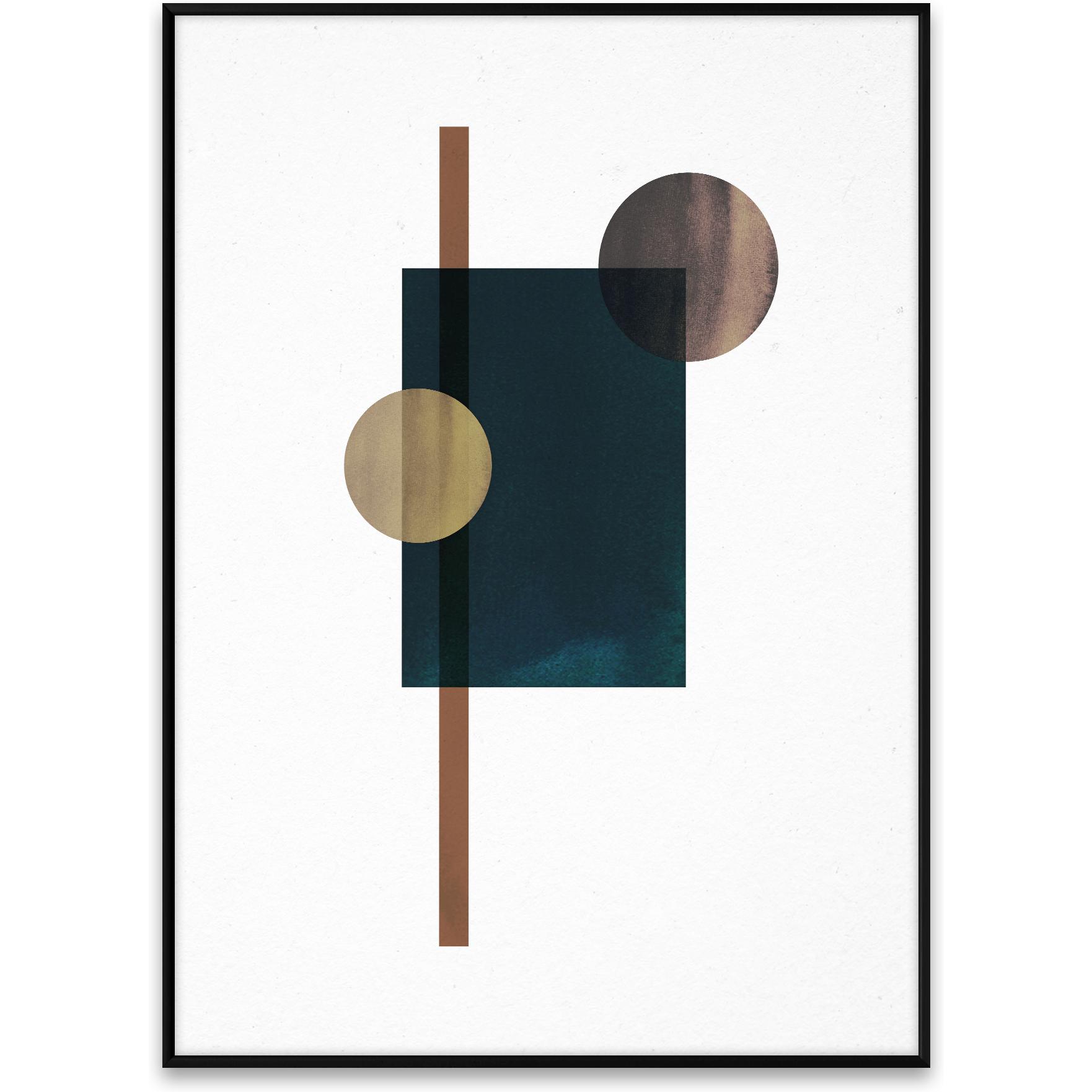 Paper Collective Shapes Of Color 04 Plakat, 50X70 Cm