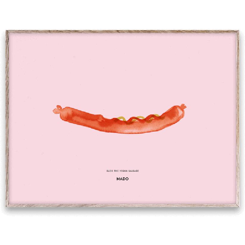Paper Collective Suzie den veganska korvsaffischen, 30x40 cm