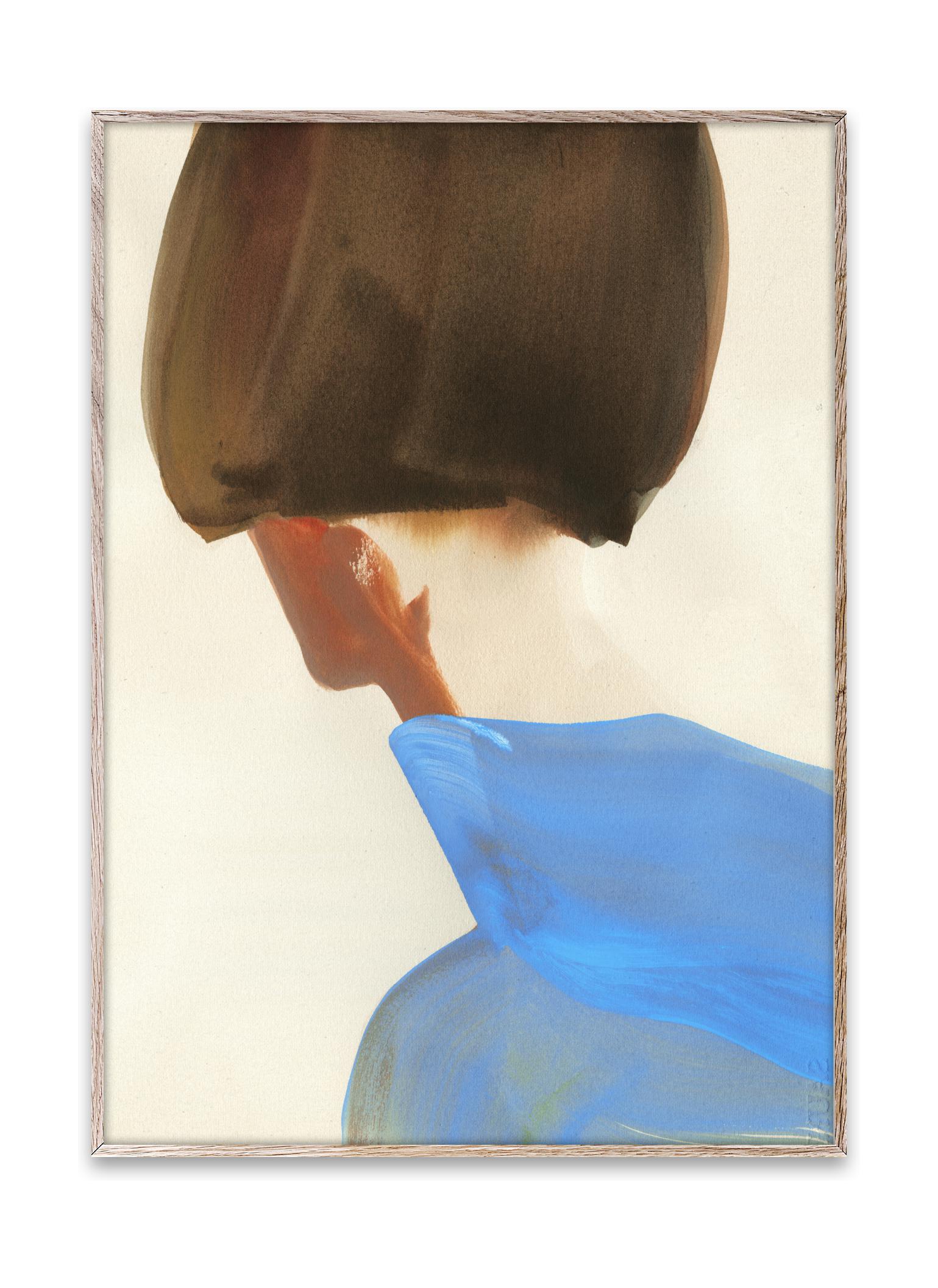 Paper Collective Blue Cape -affischen, 30x40 cm