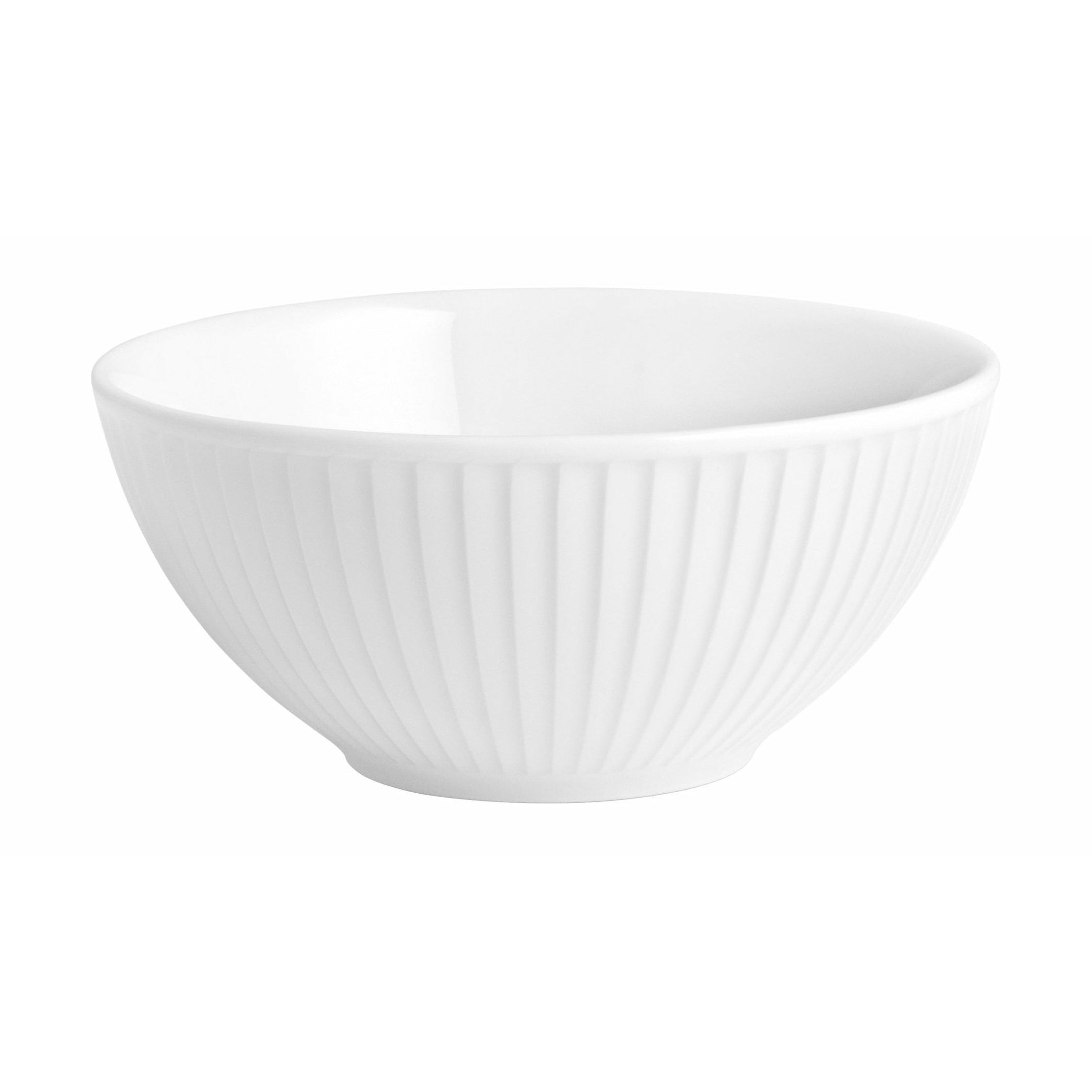 Pillivuyt Plissé Bowl White, 12 cm