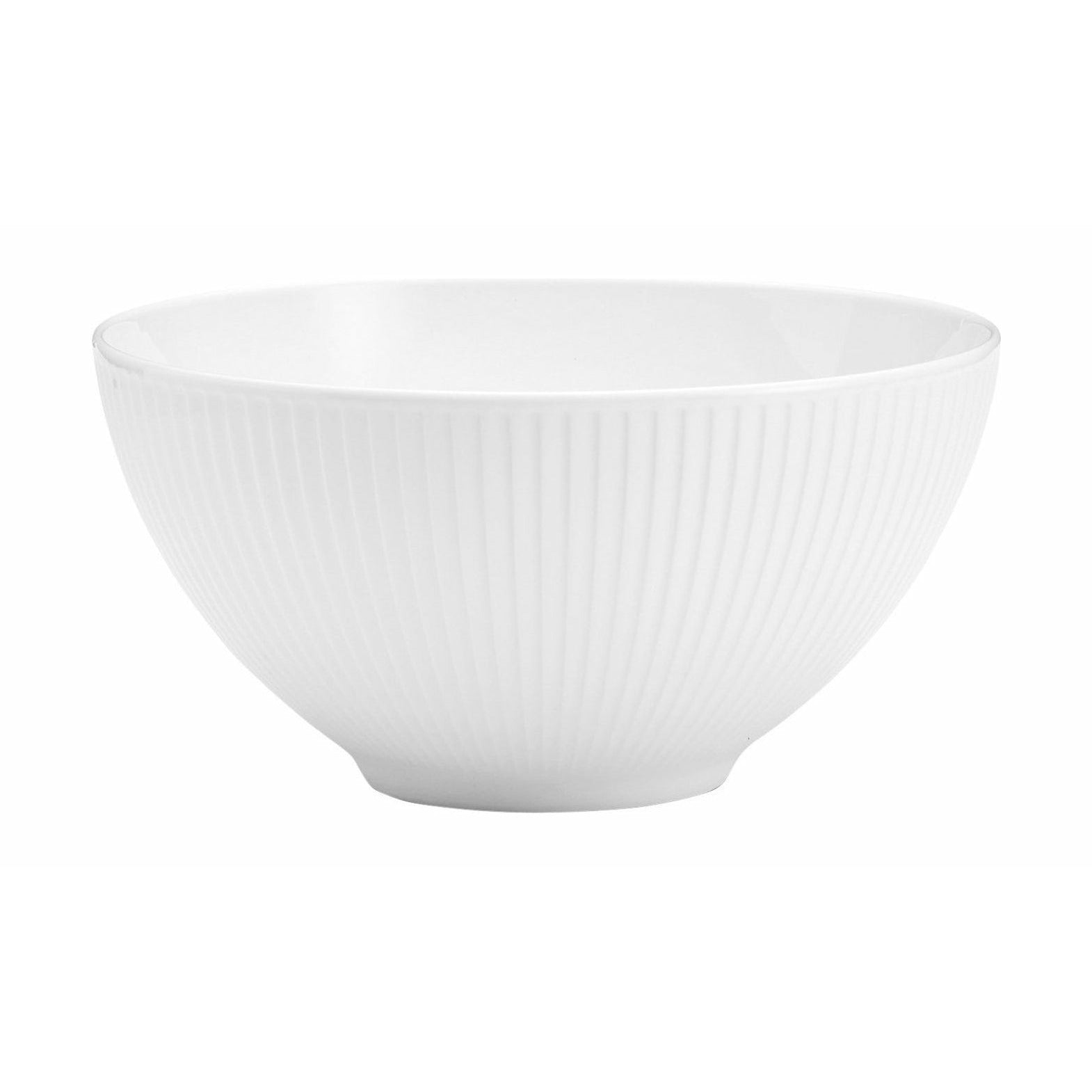 Pillivuyt Plissé Bowl White, 20 cm
