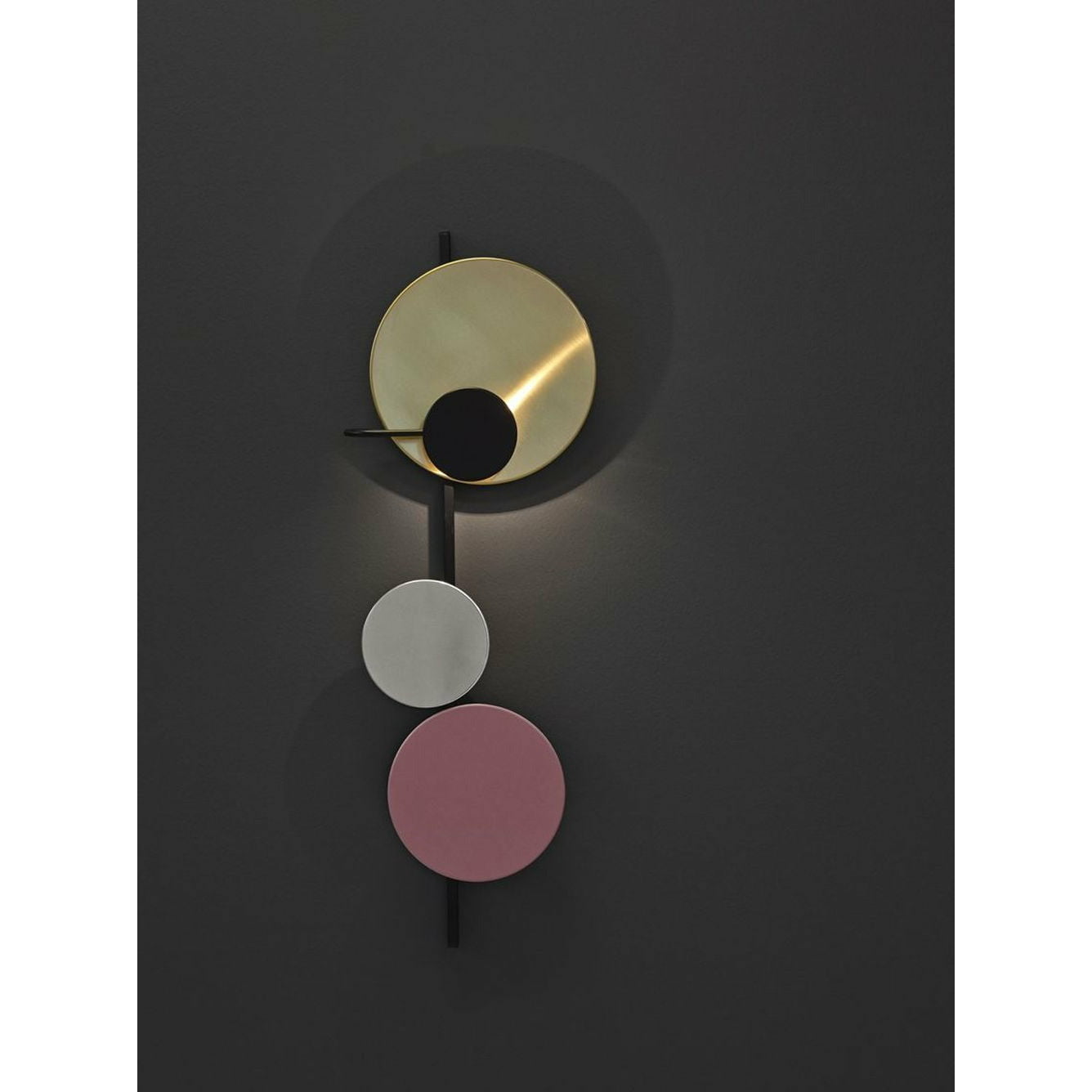 Please Wait to be Seated Planet Wall Lamp, Indian Red