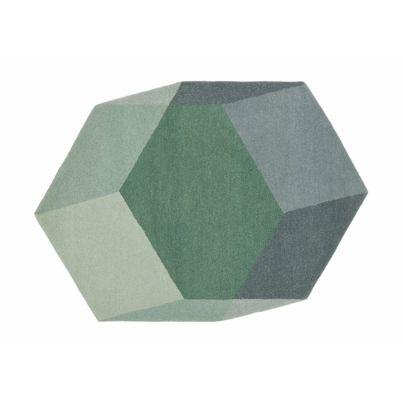 PUIK Iso matta hexagonal, grön