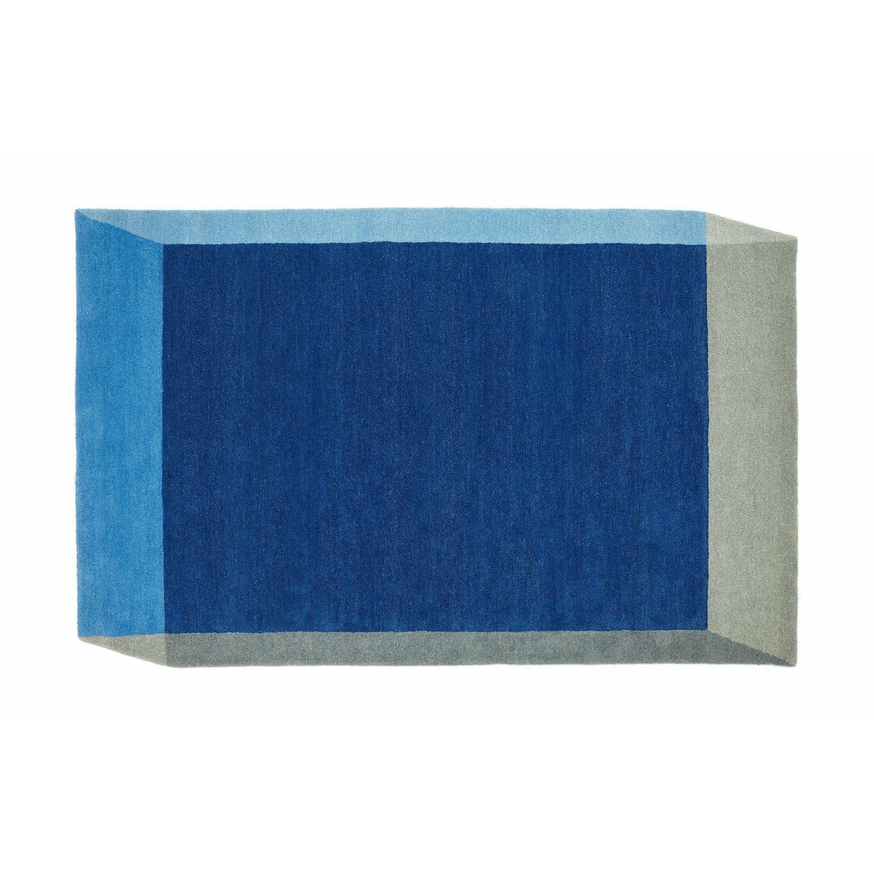 PUIK Iso matta rektangulär, blå